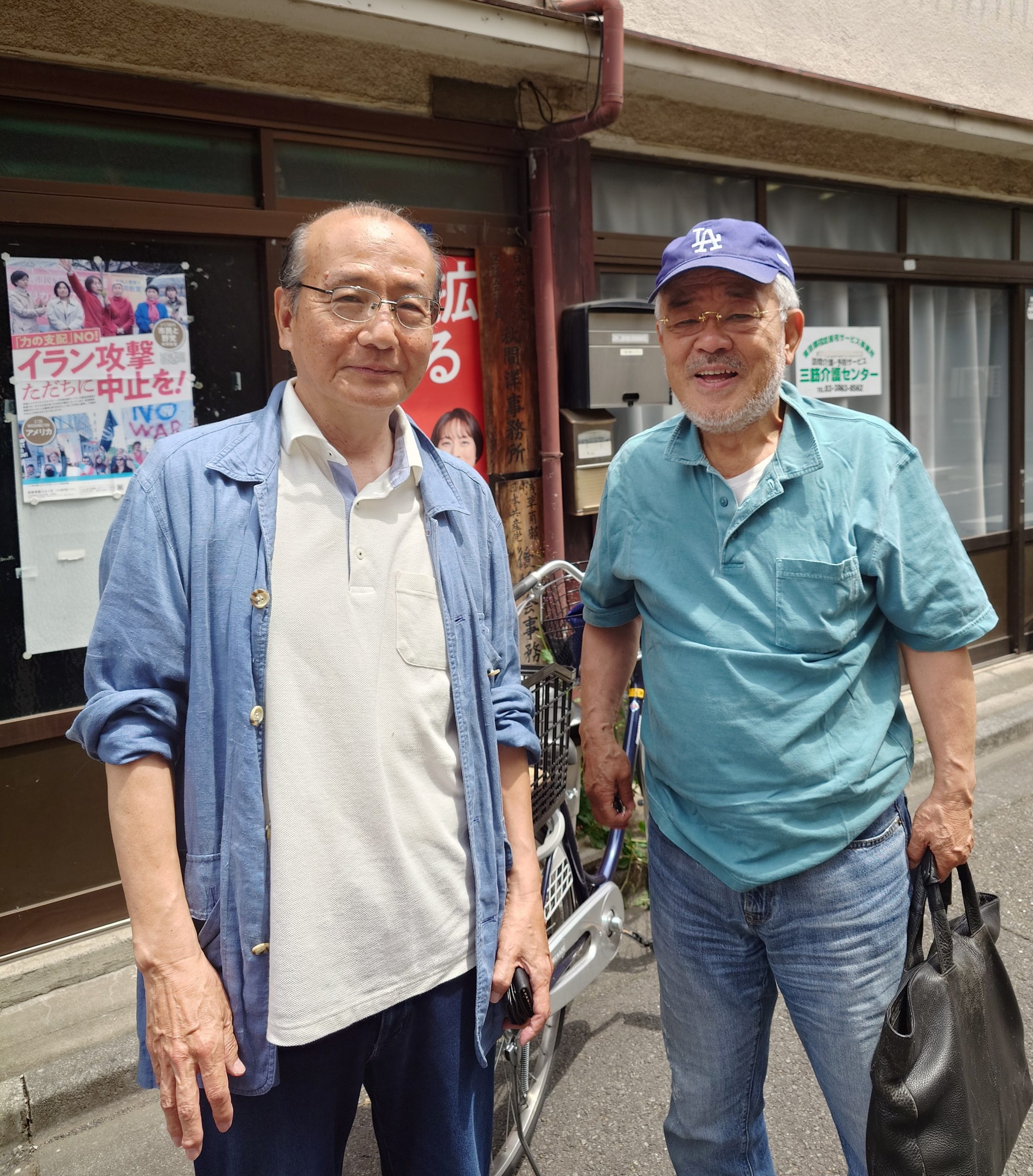 井筒監督とばったり。意気投合